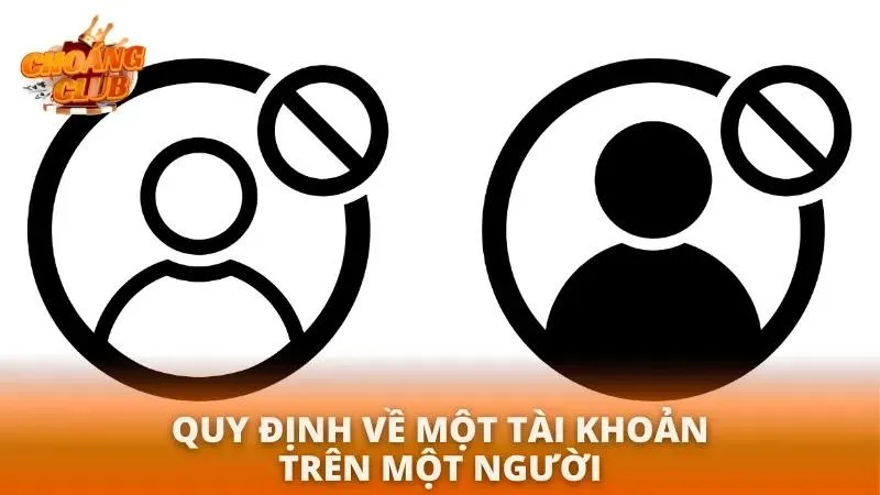 Điều Khoản & Điều Kiện Sử Dụng Choáng Club | Cam Kết Uy Tín Cổng game đưa ra quy định rõ ràng về việc một người chơi chỉ được tạo một tài khoản