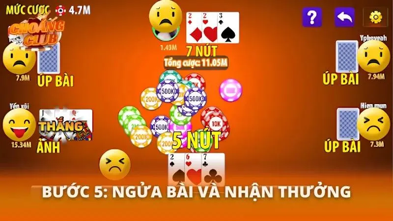 Cách Chơi Liêng Choáng Club | Hướng Dẫn Và Mẹo Thắng Lớn Hệ thống hiển thị người thắng